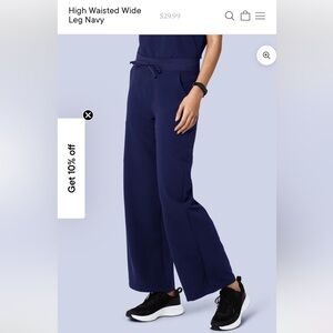 2 Pairs Mandala Large Wide Leg Scrub Pants